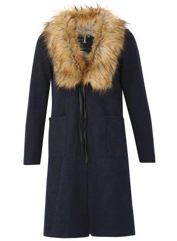 Dorothy Perkins *izabel London Navy Long Sleeve Cardigan