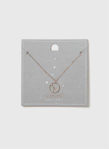 Dorothy Perkins Cancer Horoscope Necklace