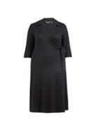 Dorothy Perkins *dp Curve Black Open Collar Dress