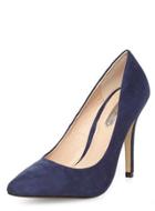 Dorothy Perkins Navy High Pointed Court Shoes