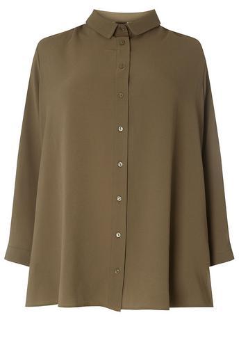 Dorothy Perkins *dp Curve Khaki Bubble Utility Shirt