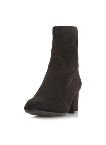 Dorothy Perkins *head Over Heels By Dune Black Olga Ankle Boots