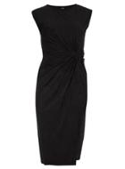 Dorothy Perkins Black Suedette Knot Dress