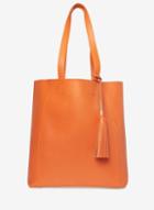 Dorothy Perkins Orange Tassel Shopper Bag