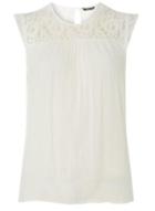 Dorothy Perkins *only White Lace Yoke Top