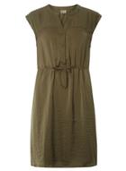 Dorothy Perkins *vero Moda Khaki Short Sleeve Dress