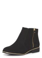 Dorothy Perkins Black 'merci' Metal Edge Boots