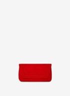 Dorothy Perkins Red Envelope Panel Clutch Bag