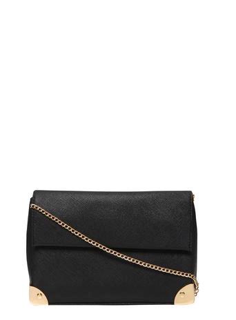 Dorothy Perkins Black Metal Feet Clutch Bag