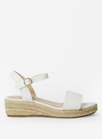 Dorothy Perkins White 'riana' Wedge Sandals