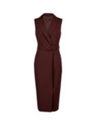 Dorothy Perkins Chocolate Utility Belted Dress