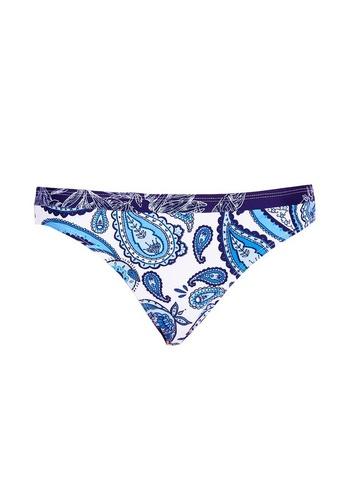 Dorothy Perkins White Paisley Print Mix And Match Bikini Bottoms