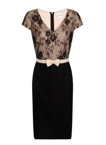 Dorothy Perkins Black Overlay Dress