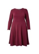 Dorothy Perkins *dp Curve Berry Red Fit And Flare Dress