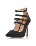 Dorothy Perkins *head Over Heels By Dune 'alora' Black High Heeled Shoes