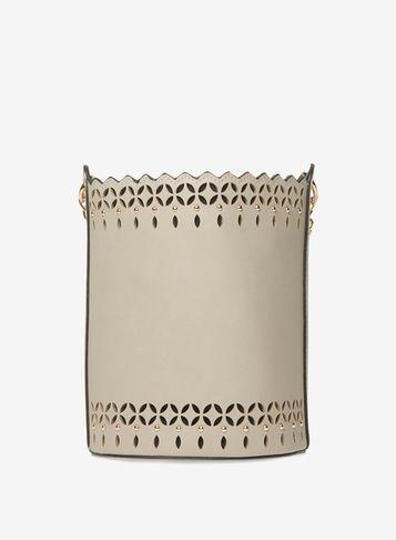Dorothy Perkins Taupe Laser Cut Bucket Bag