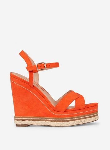 Dorothy Perkins Orange 'rosie' Cross Wedges