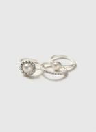 Dorothy Perkins Silver Cocktail Ring Pack