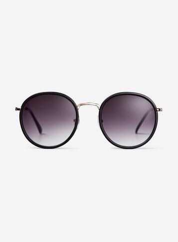 Dorothy Perkins Black Round Metal Sunglasses