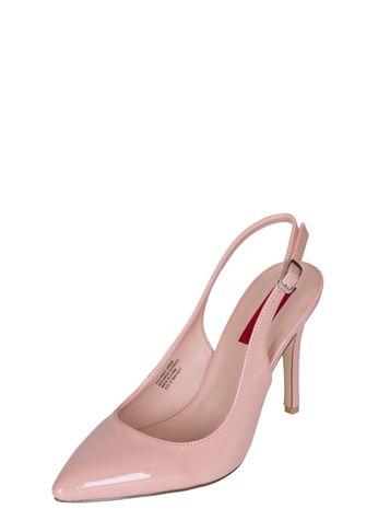 Dorothy Perkins *london Rebel Nude Slingback Court Shoes