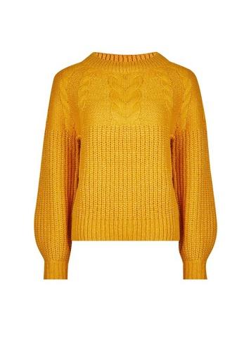 Dorothy Perkins Petite Yellow Cable Jumper