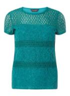 Dorothy Perkins Jade Panel Lace T-shirt