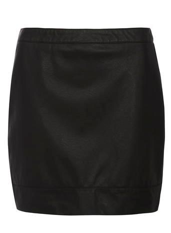 Dorothy Perkins Black Pu Mini Skirt