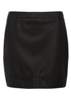 Dorothy Perkins Black Pu Mini Skirt