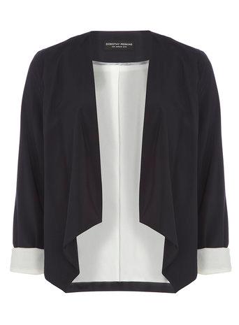Dorothy Perkins Navy Waterfall Jacket