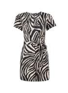 Dorothy Perkins Animal Print Wrap Playsuit