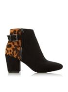 *head Over Heels By Dune Black 'ovana' Ankle Boots