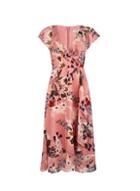 *billie & Blossom Tall Pink Floral Print Wrap Dress