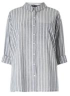 Dorothy Perkins Dp Curve Grey Striped Shirt