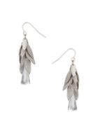 Dorothy Perkins Glitter Leaf Cluster Earrings