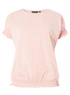 Dorothy Perkins Pink Ruched Cuff And Hem T-shirt