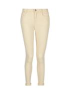 Dorothy Perkins Lemon Harper Low Rise Stretch Skinny Jeans