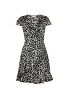 *billie & Blossom Multi Colour Leopard Print Wrap Dress