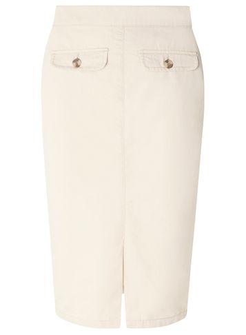 Dorothy Perkins Stone Chino Midi Skirt