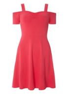 Dorothy Perkins Pink Strap Cold Shoulder Dress