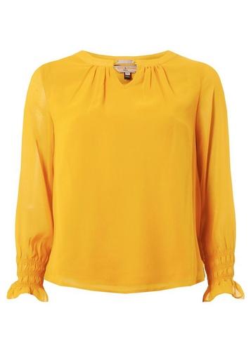 *billie & Blossom Yellow Long Sleeve Blouse