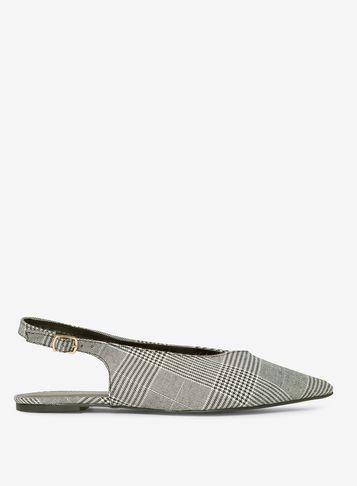 Dorothy Perkins Monochrome Plaid Phantom Pumps