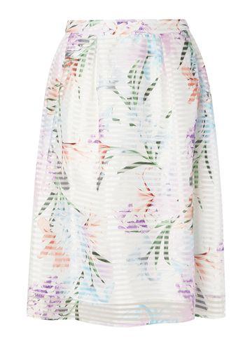 Dorothy Perkins Tropical Print Organza Skirt