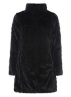 Dorothy Perkins Black Faux Fur Long Coat