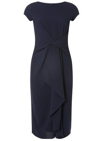 Dorothy Perkins *luxe Navy Crepe Shift Dress