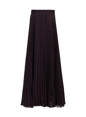 Dorothy Perkins *jolie Moi Black Pink Dot Maxi Skirt