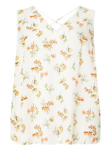 Dorothy Perkins *dp Curve Cream Floral Camisole Top