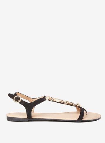 Dorothy Perkins Wide Fit Black 'famous' Sandals
