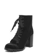 Dorothy Perkins Black 'anthea' Lace Up Boots