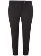 Dorothy Perkins Black Metal Trim Pique Trousers