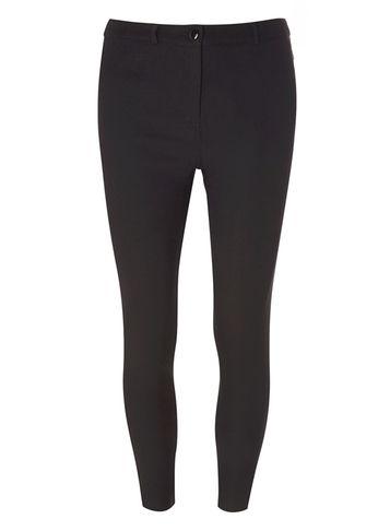 Dorothy Perkins Black Textured Bengaline Trousers